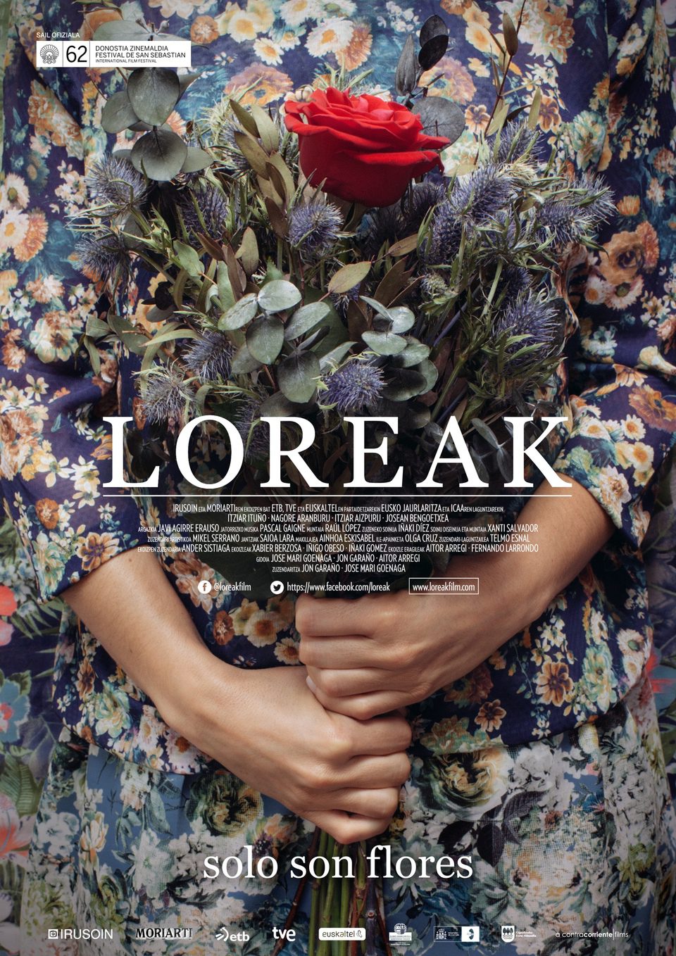 Cartel de Loreak (Flores) - España