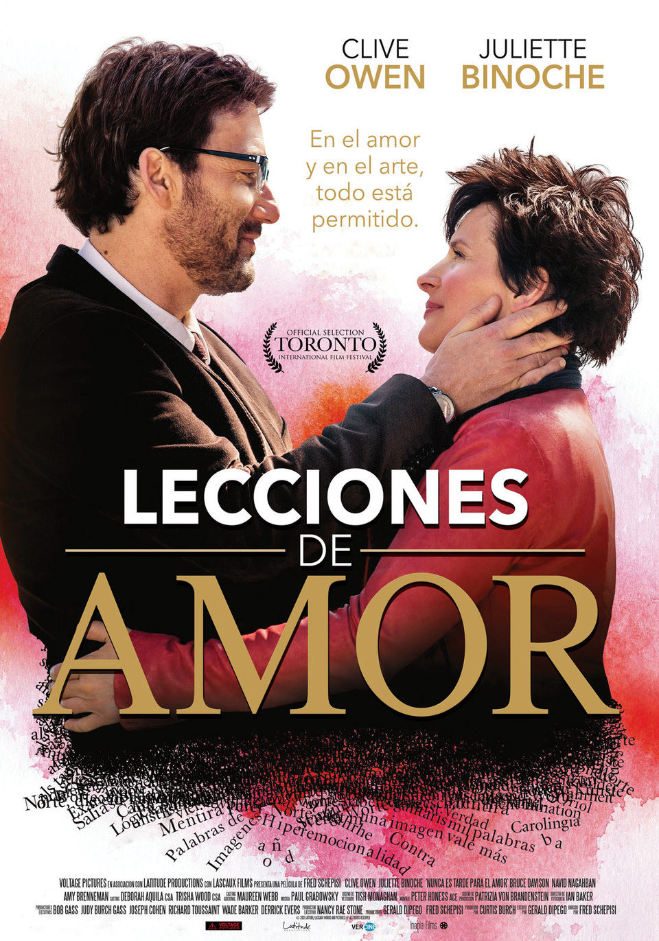 Cartel de Lecciones de amor - España