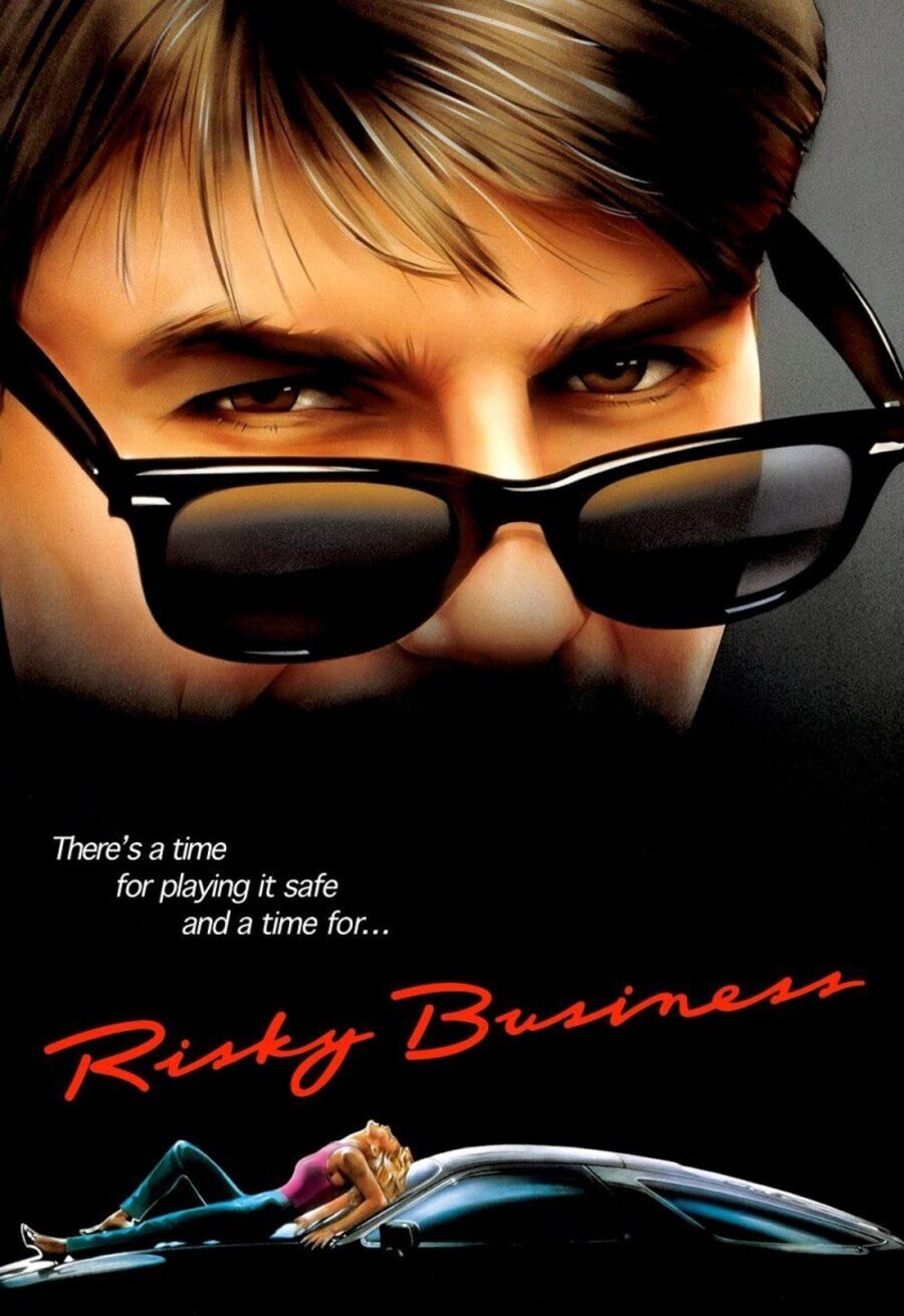 Cartel de Risky Business - EEUU