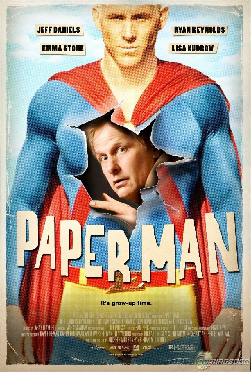 Cartel de Paper Man - Estados Unidos