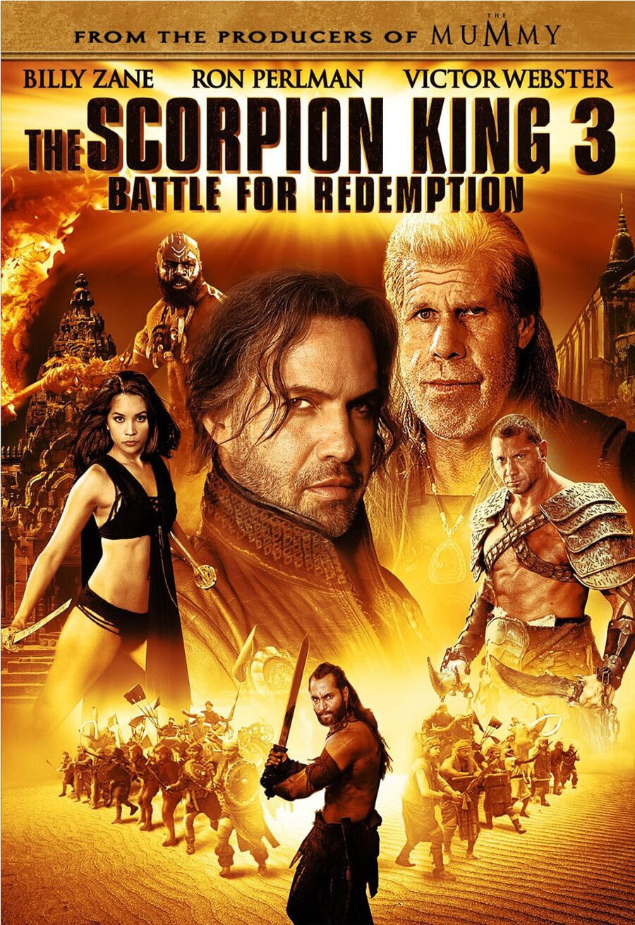 Cartel de El rey escorpión 3 - Batalla por la redención - Estados Unidos