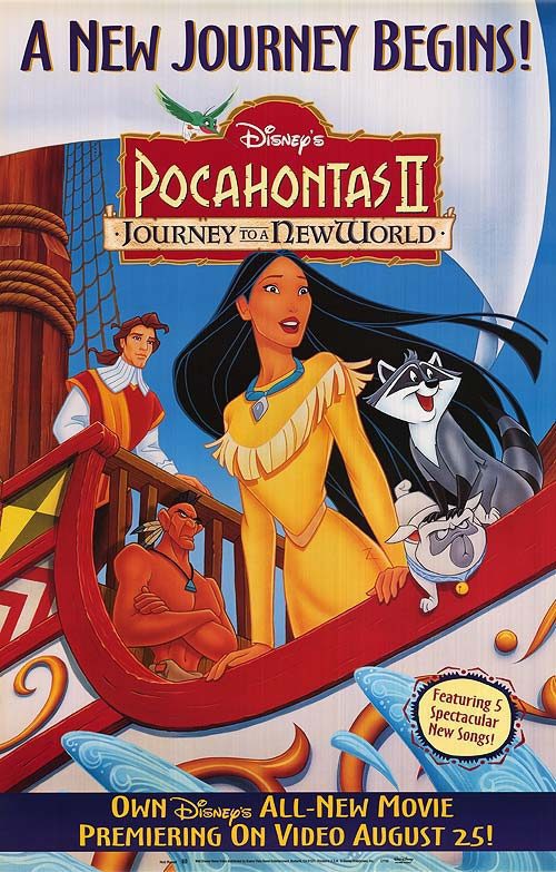 Cartel de Pocahontas 2: Viaje a un nuevo mundo - Estados Unidos