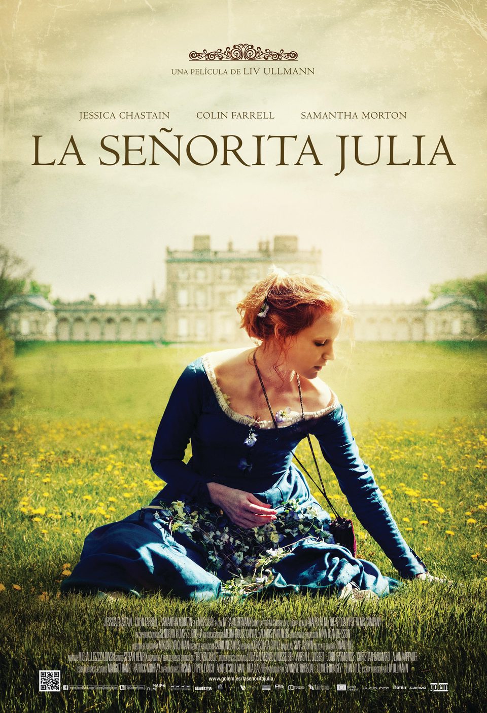 Cartel de La señorita Julia - España