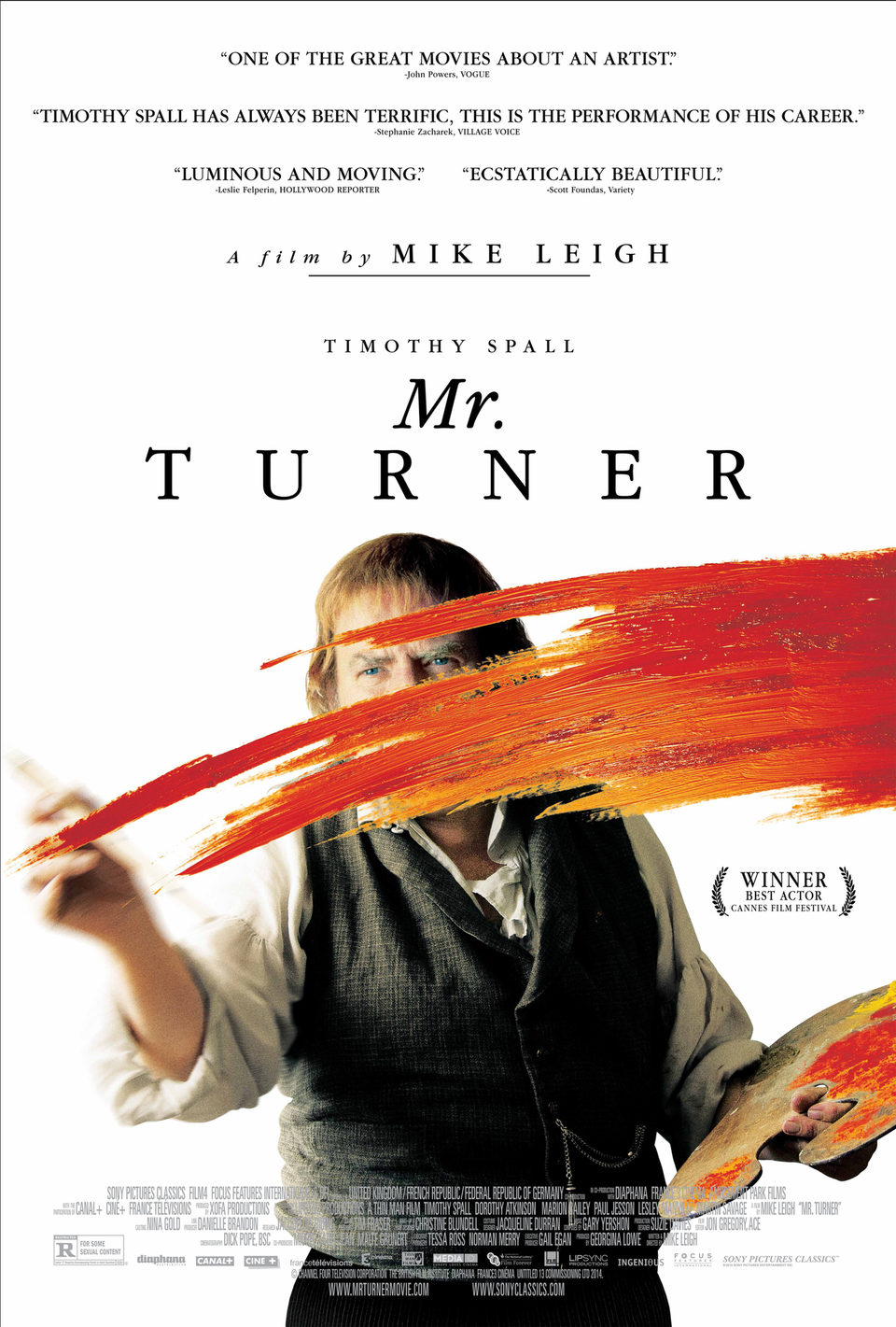 Cartel de Mr. Turner - Reino Unido