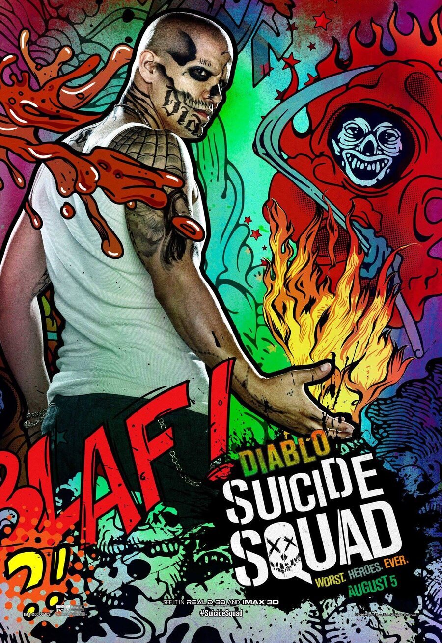Cartel de Escuadrón Suicida - Diablo #4
