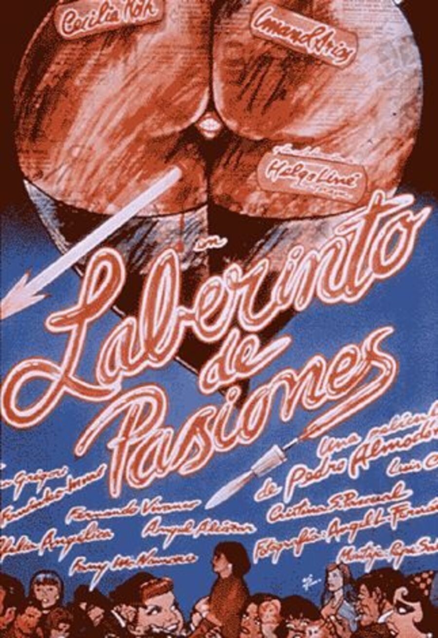 Cartel de Laberinto de pasiones - España