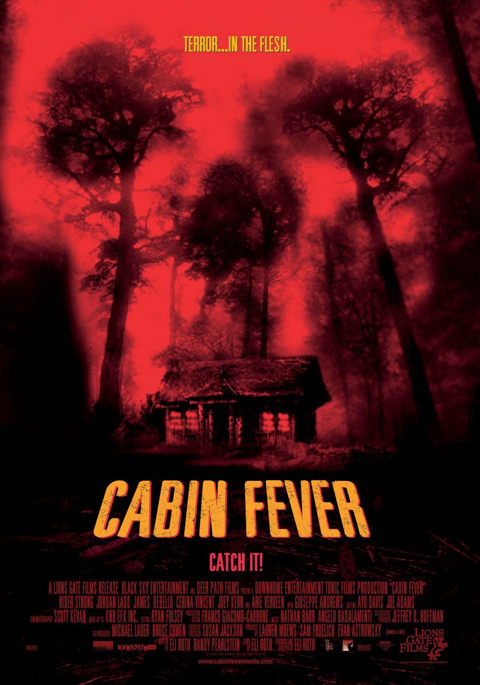 Cartel de Cabin Fever - Estados Unidos