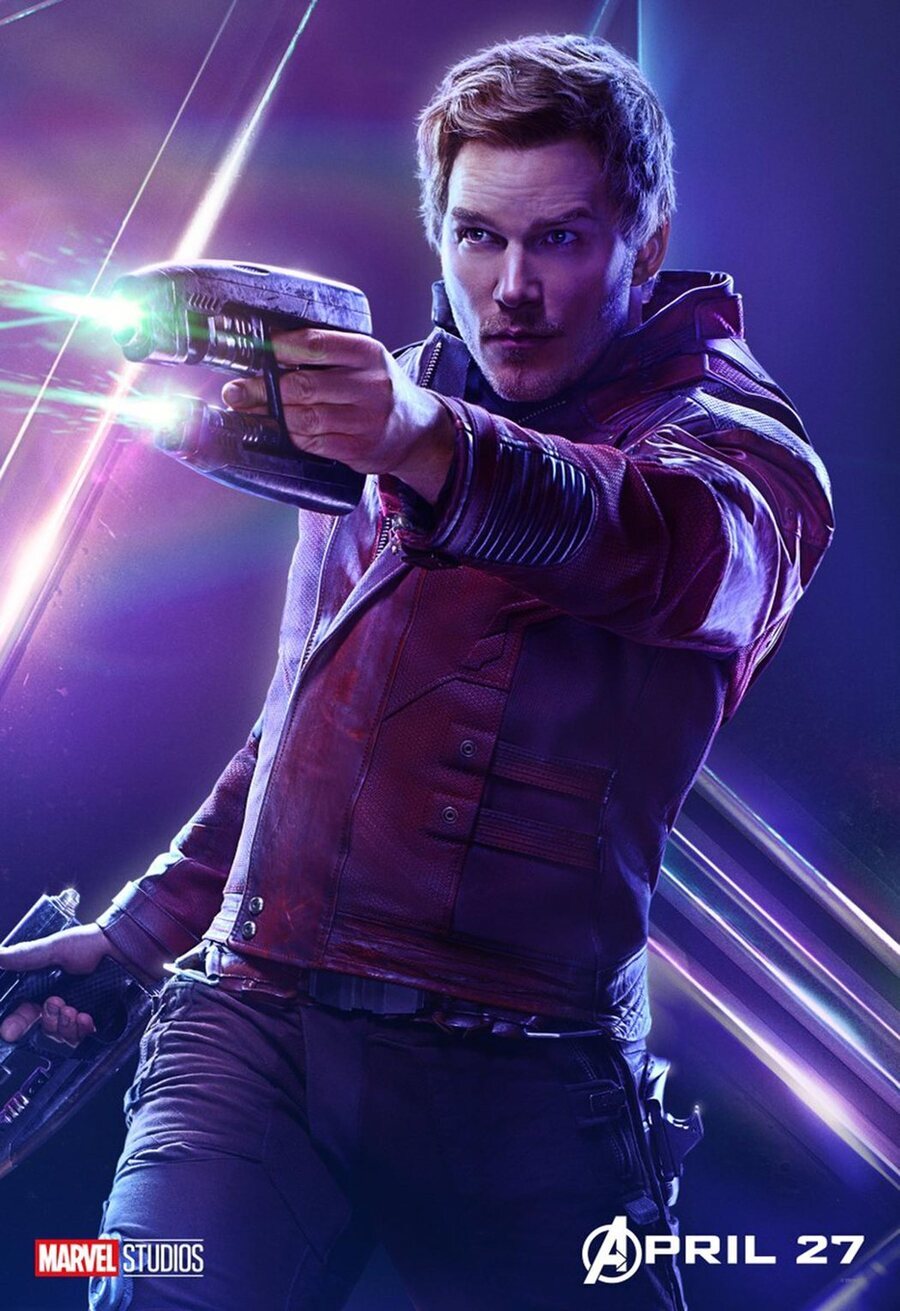 Cartel de Vengadores: Infinity War - Star Lord