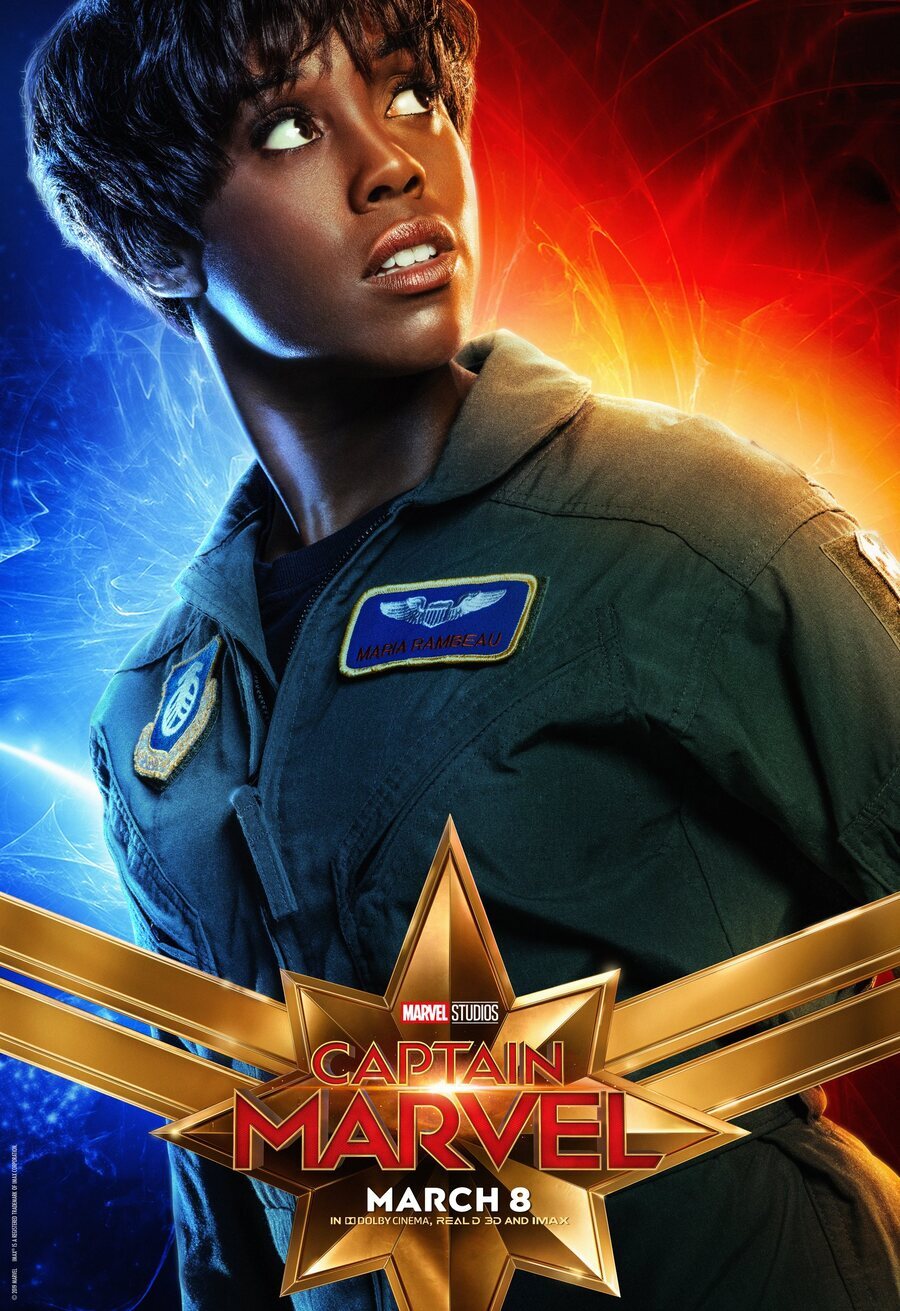 Cartel de Capitana Marvel - EE.UU. #4