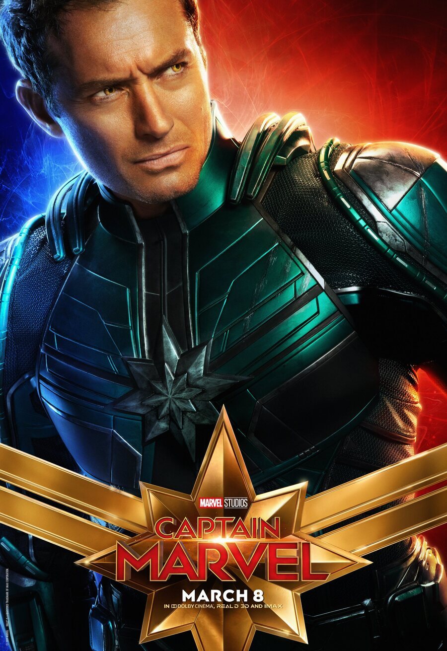 Cartel EE.UU. #5 de 'Capitana Marvel'