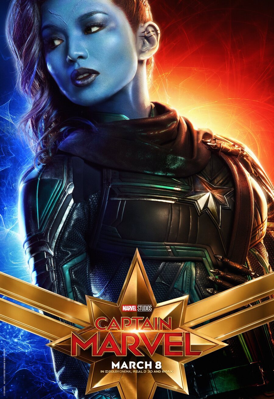Cartel EE.UU. #8 de 'Capitana Marvel'
