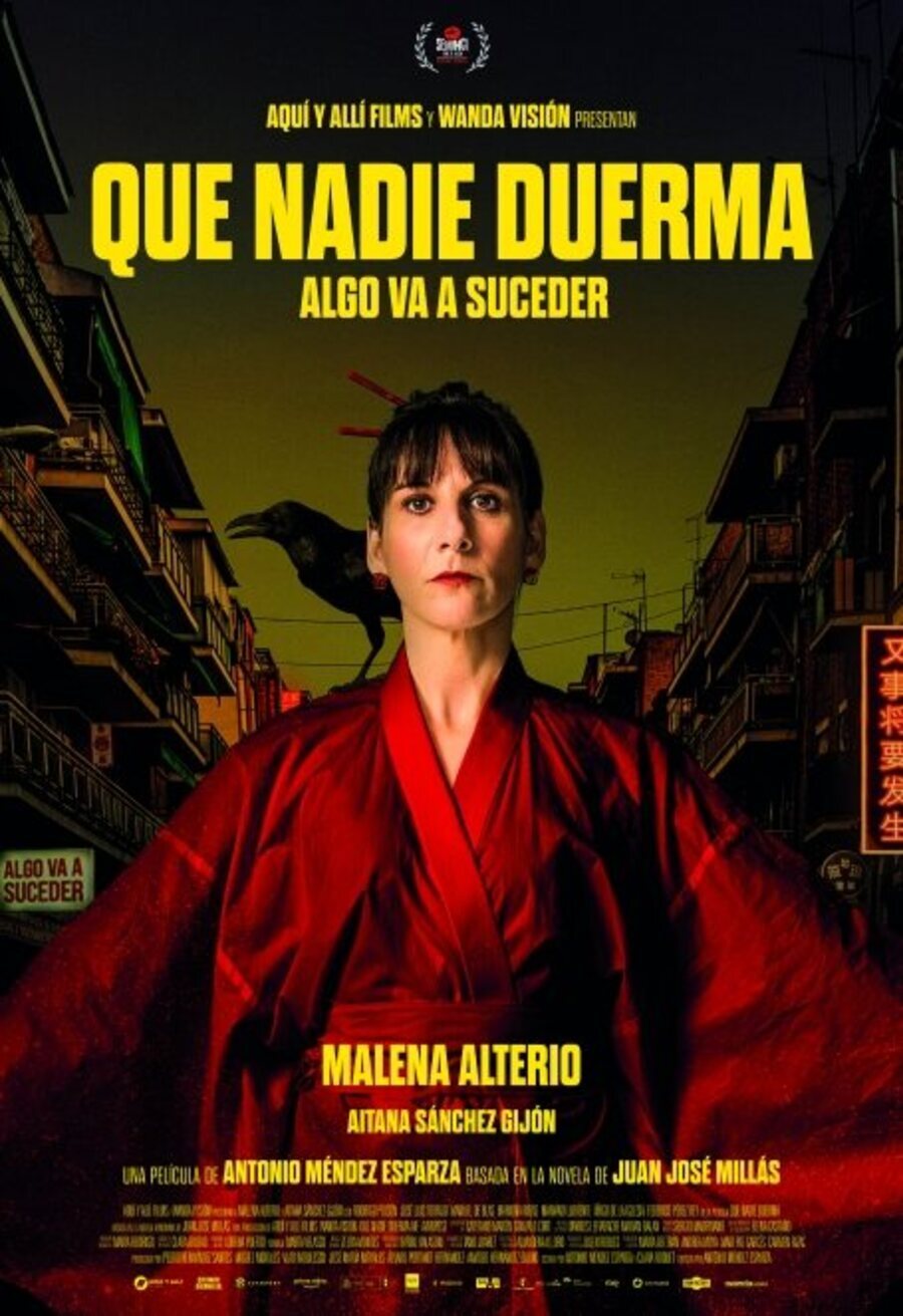 Cartel de Que nadie duerma - Cartel español