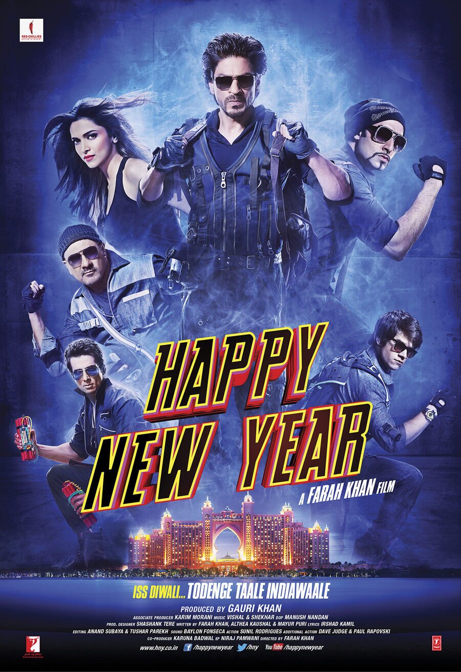 Cartel de Happy New Year - Reino Unido