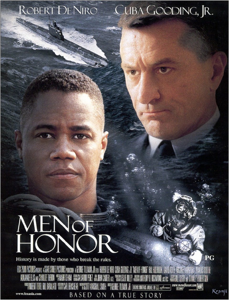 Cartel de Hombres de honor - EEUU