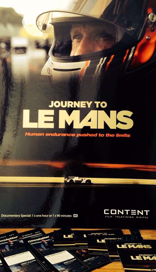 Cartel de Journey To Le Mans - Reino Unido