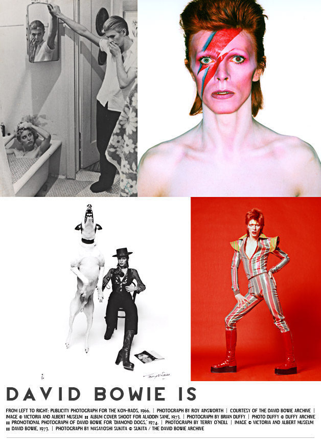 Cartel de David Bowie Is - Reino Unido