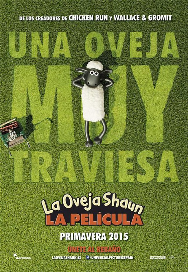 Cartel de La oveja Shaun: La película - España
