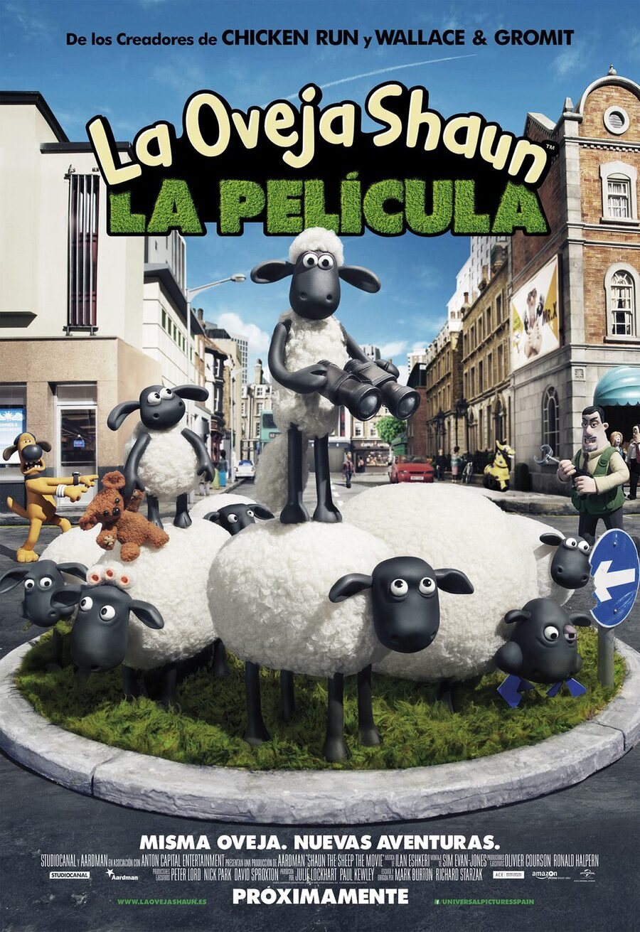 Cartel de La oveja Shaun: La película - España