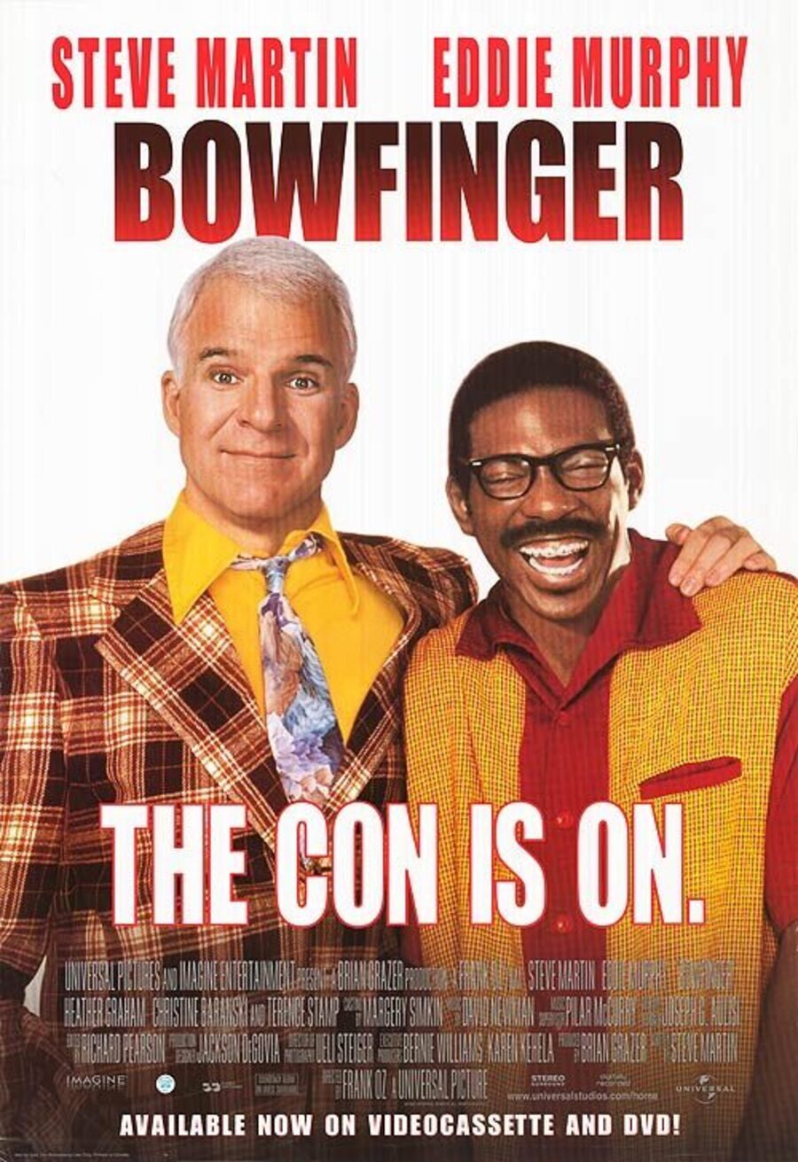 Cartel de Bowfinger, el pícaro - Estaodos Unidos