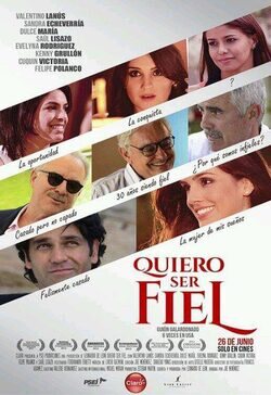 Cartel de Quiero ser fiel