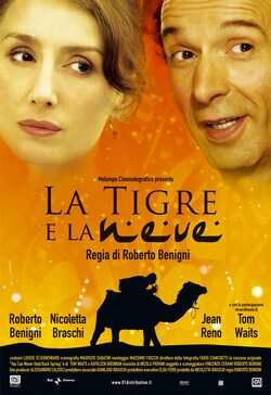 Cartel de El tigre y la nieve