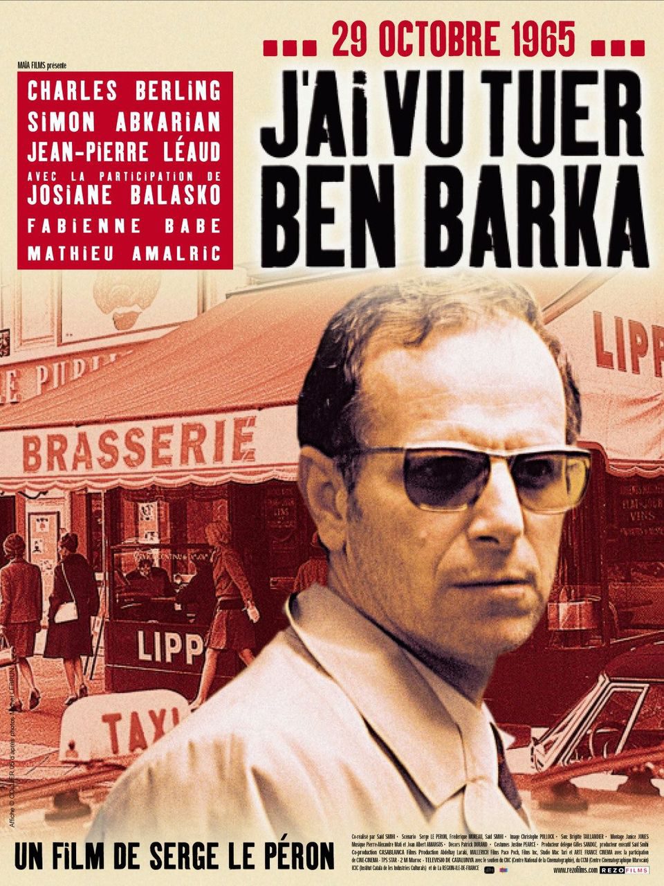 Cartel de El asunto Ben Barka - Francia