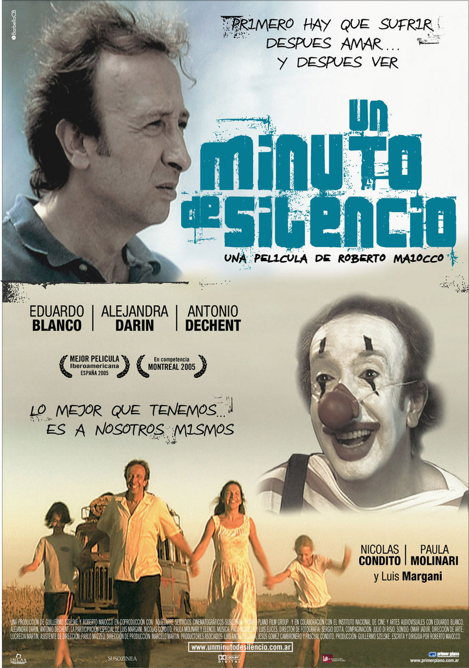 Cartel de Un minuto de silencio - Argentina