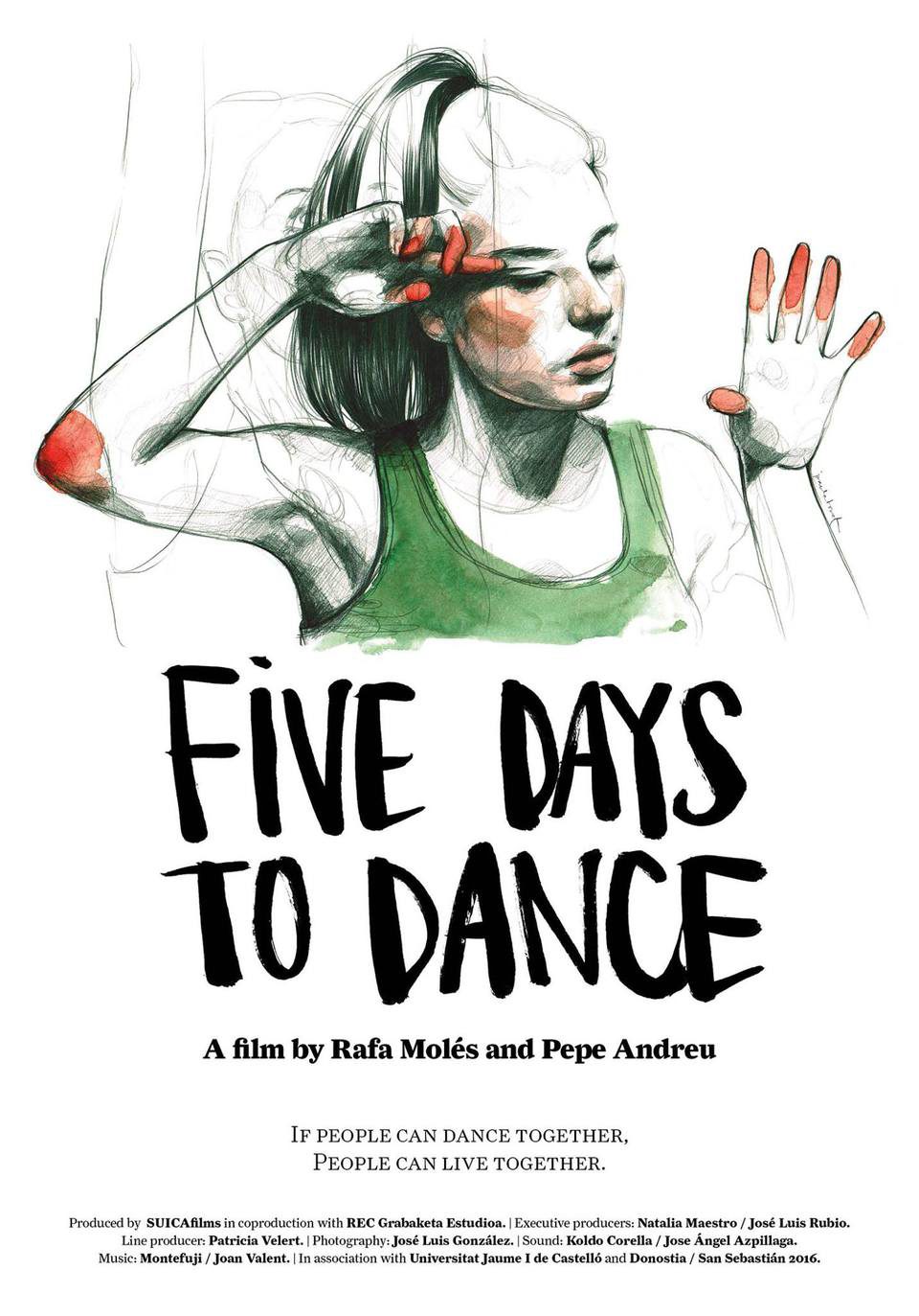 Cartel de Cinco días para bailar - España