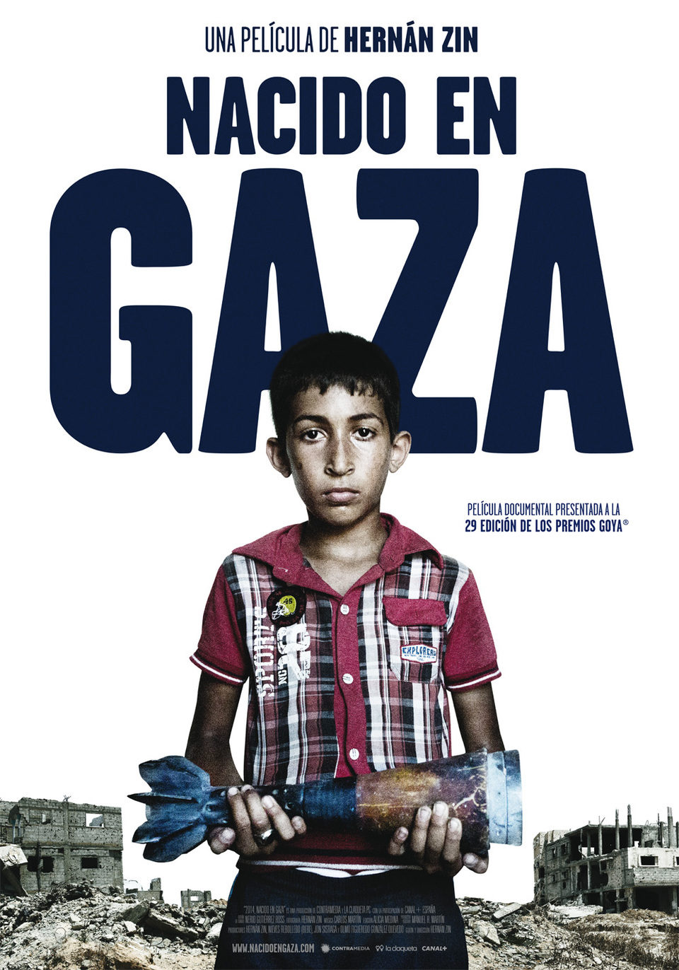 Cartel de Nacido en Gaza - España