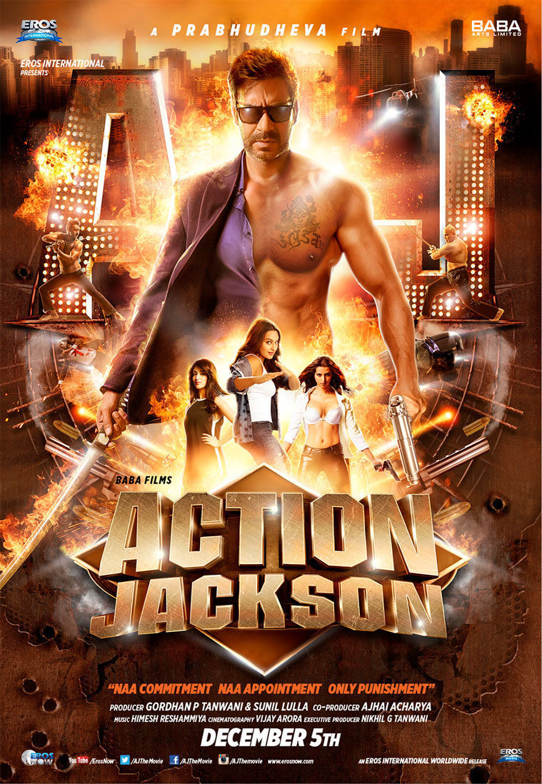 Cartel de Action Jackson - Reino Unido