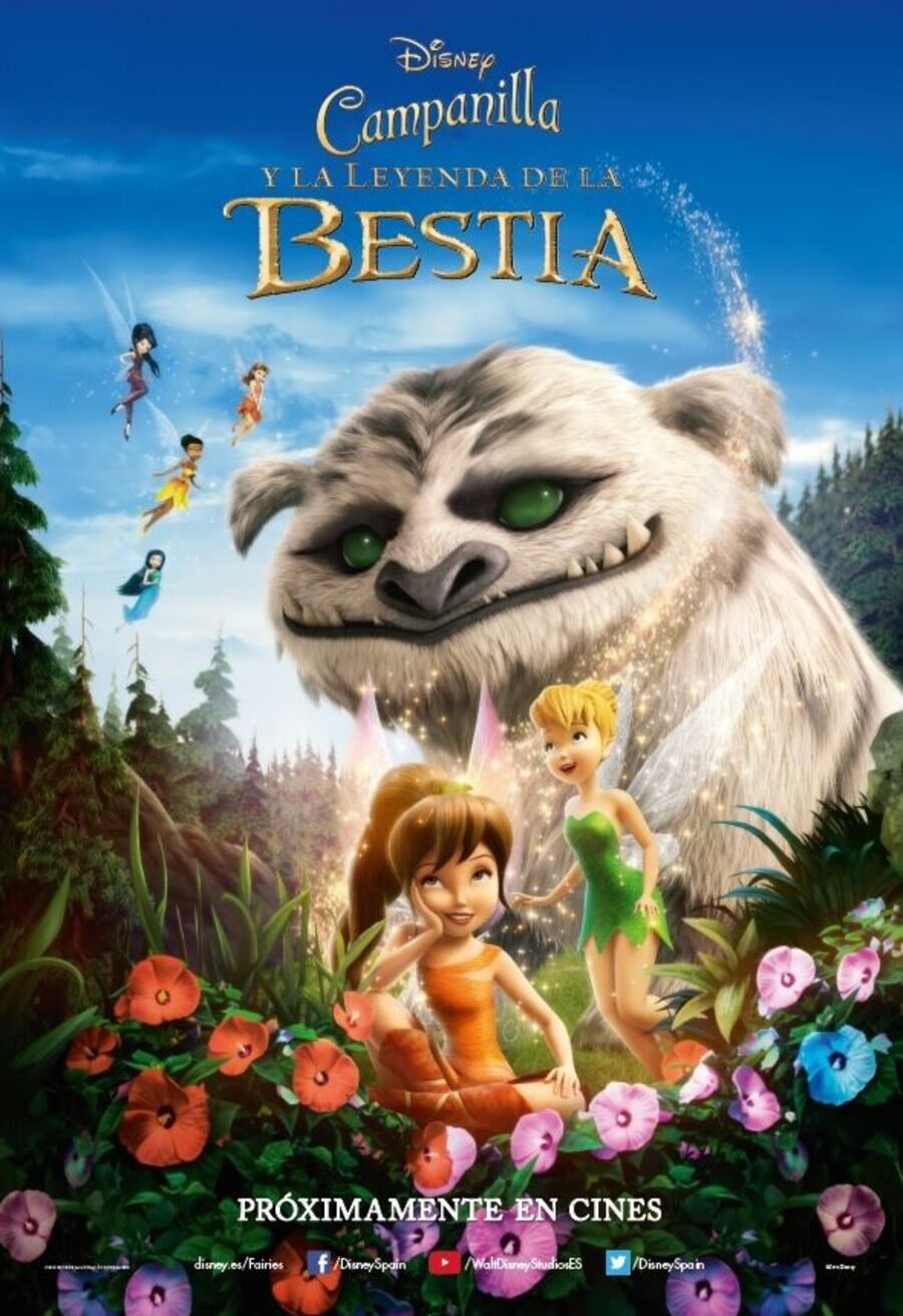 Cartel de Campanilla y la leyenda de la bestia - España
