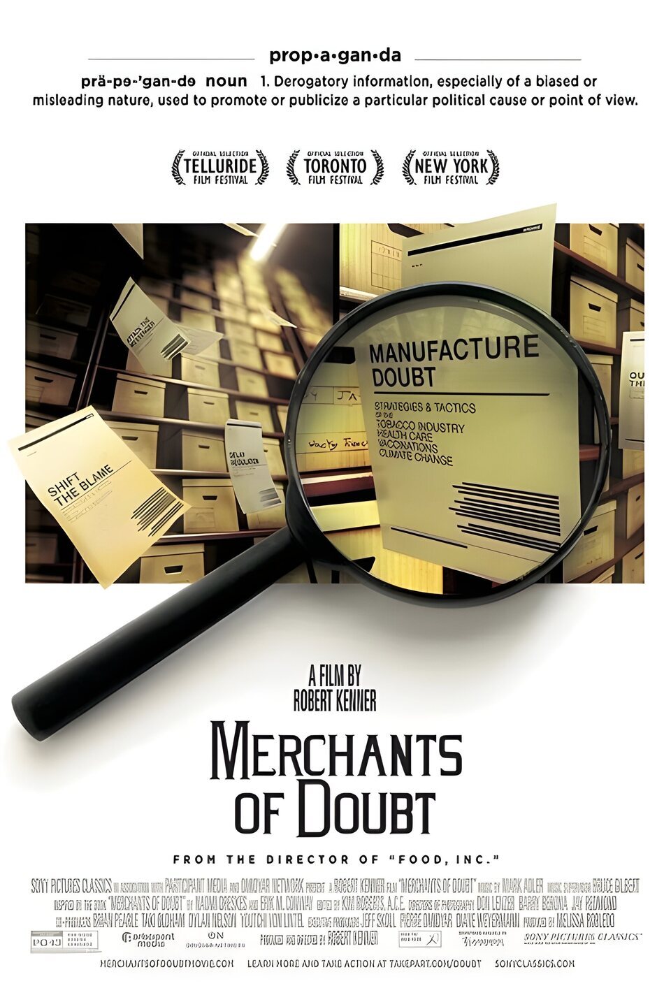 Cartel de Merchants of Doubt - Estados Unidos