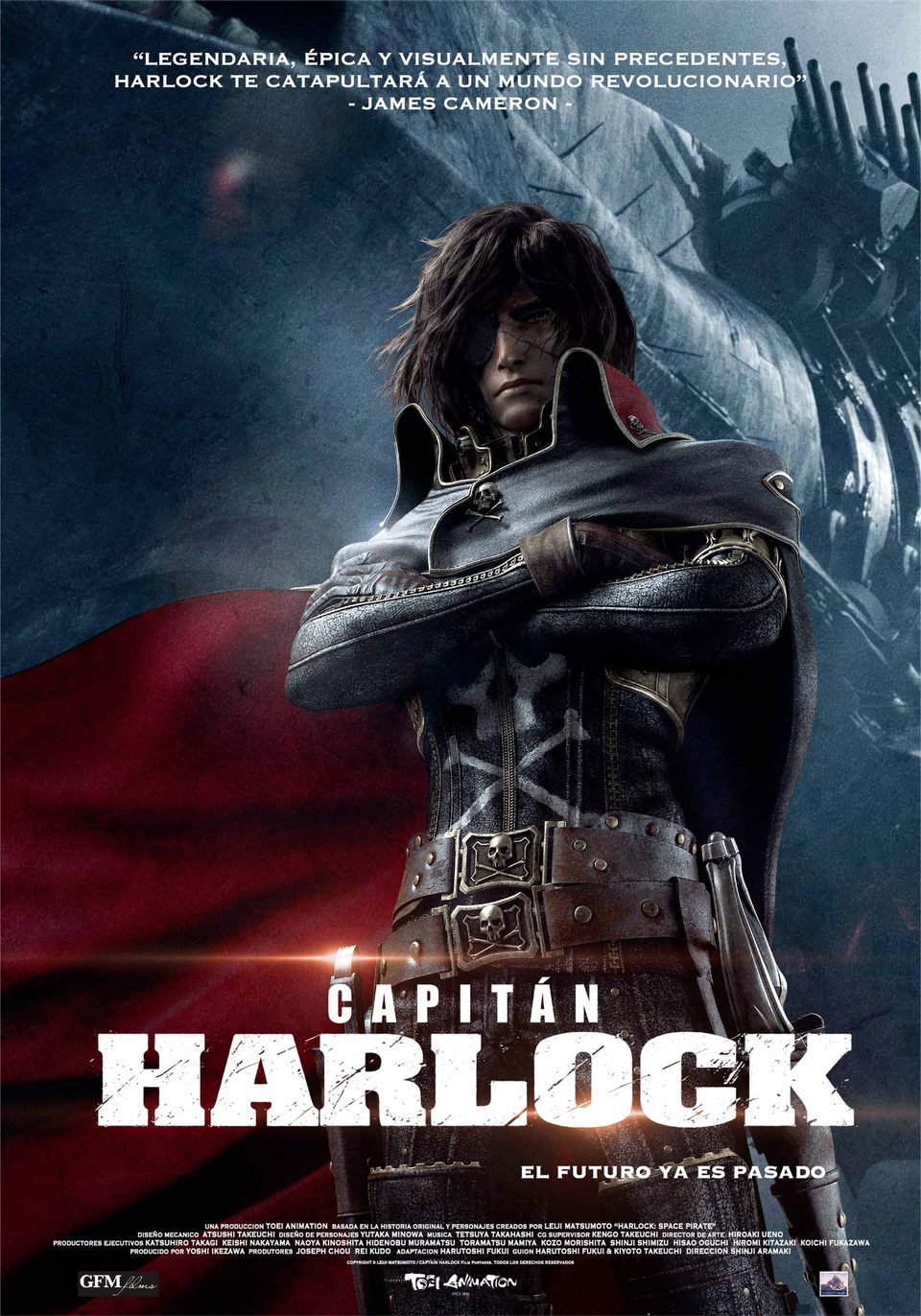 Cartel de Capitán Harlock - España