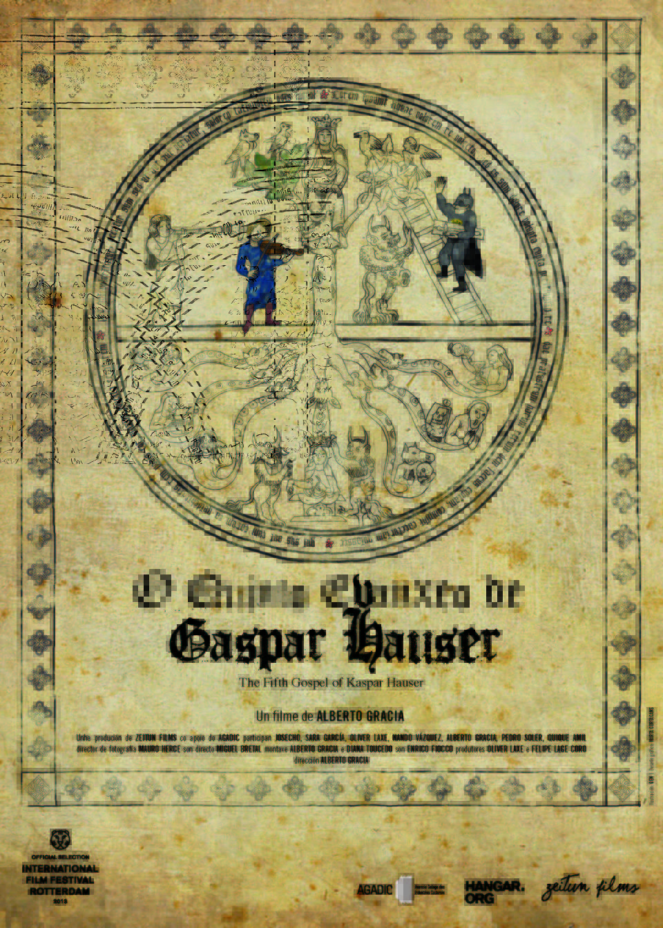 Cartel de O Quinto Evanxeo de Gaspar Hauser - España