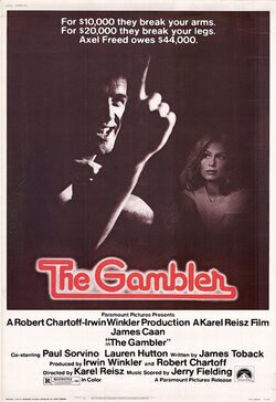 Cartel de The Gambler