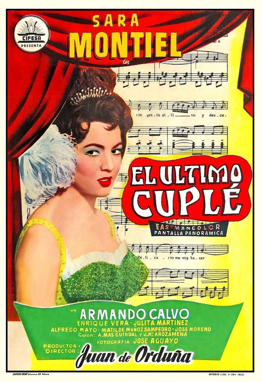 Cartel de El último cuplé - España