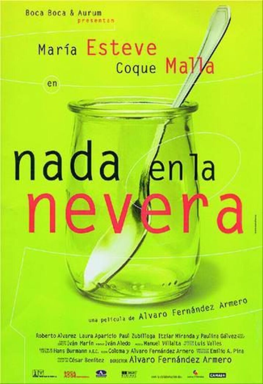 Cartel de Nada en la nevera - España