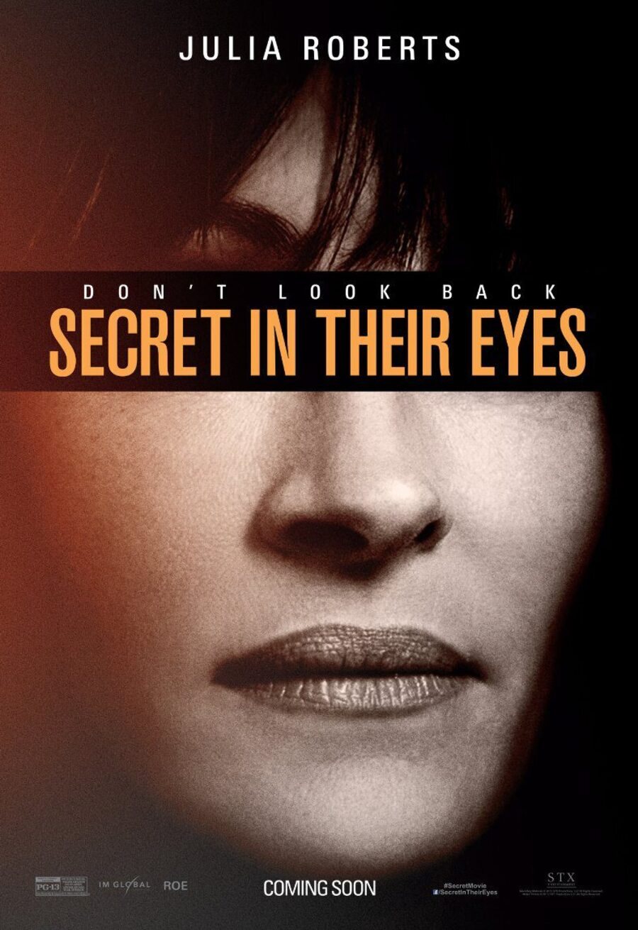 Cartel de El secreto de una obsesión - 'Secret in Their Eyes' Julia Roberts