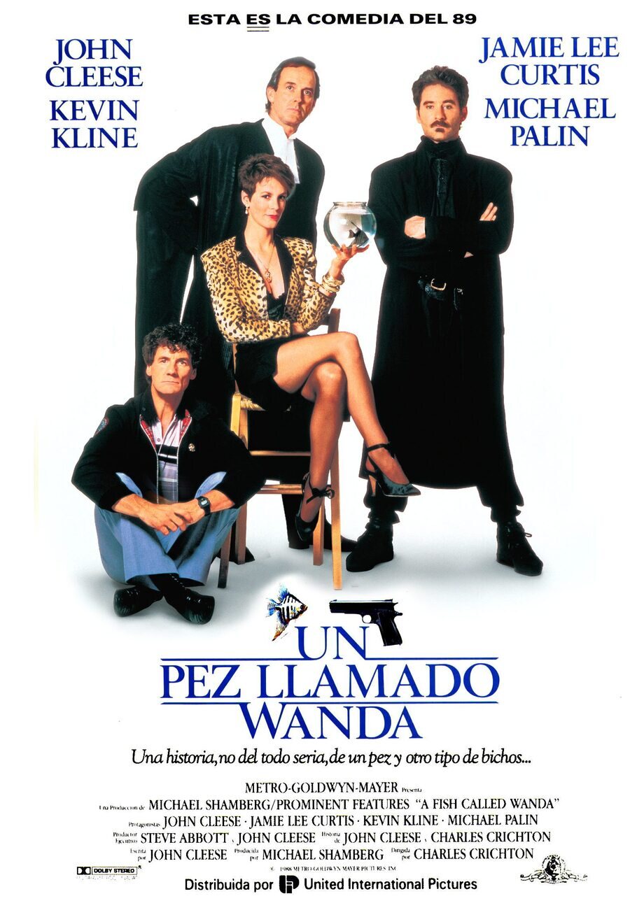 Cartel de Un pez llamado Wanda - España