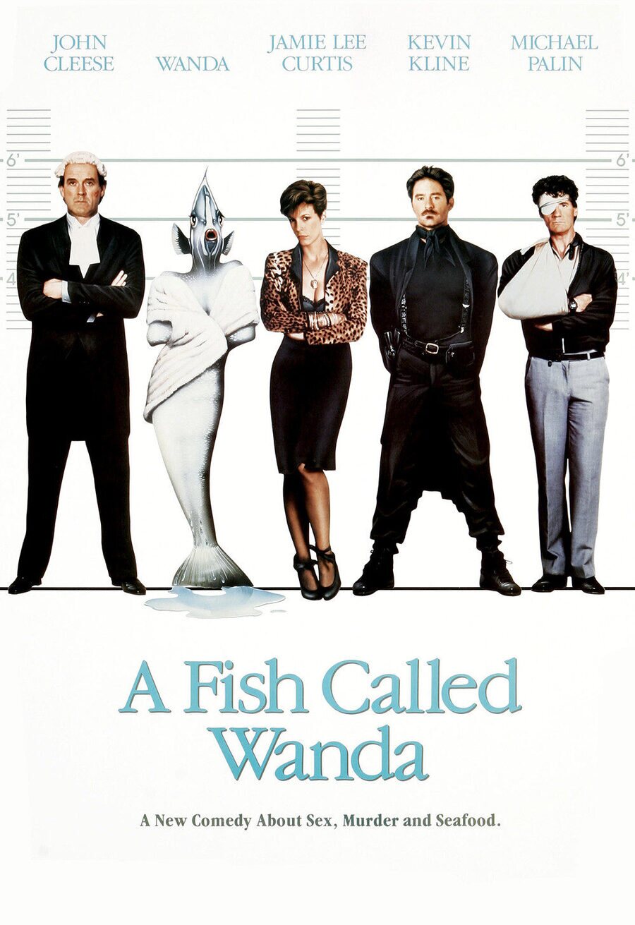 Cartel de Un pez llamado Wanda - Estados Unidos
