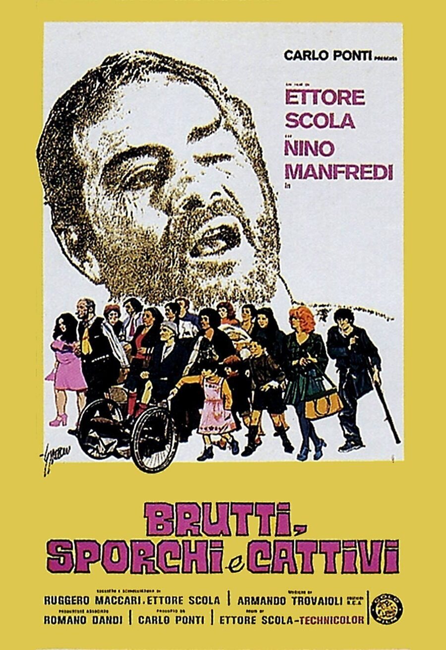 Cartel de Brutos, feos y malos - Italia