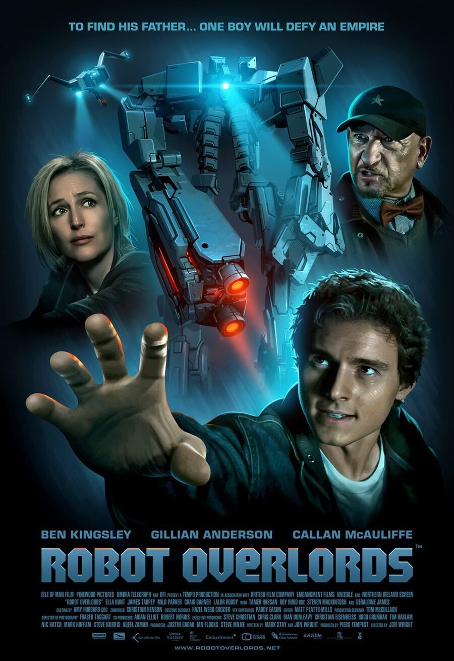 Cartel de Robots. La Invasión - Reino Unido