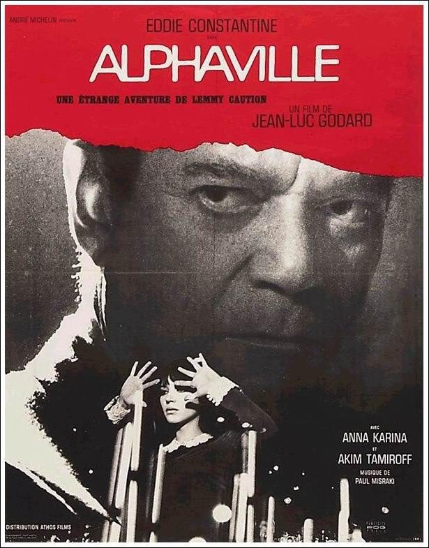 Cartel de Lemmy contra Alphaville - Francia