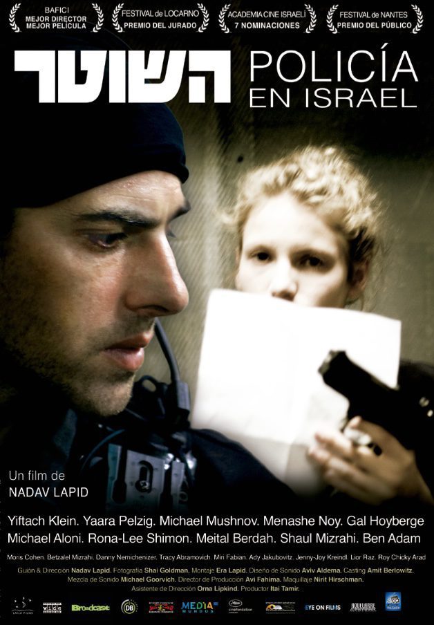 Cartel de Policía en Israel - España