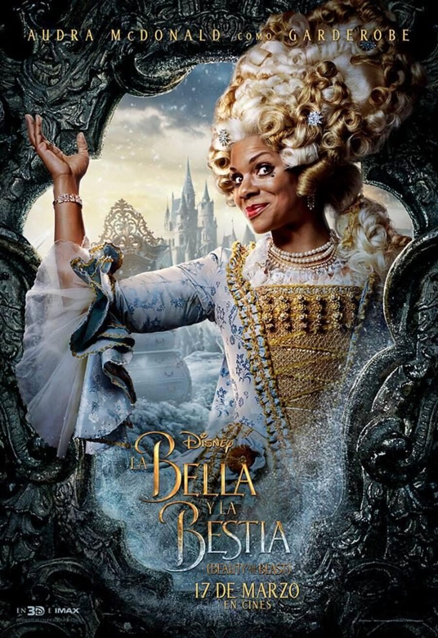 Cartel de La bella y la bestia - Garderobe