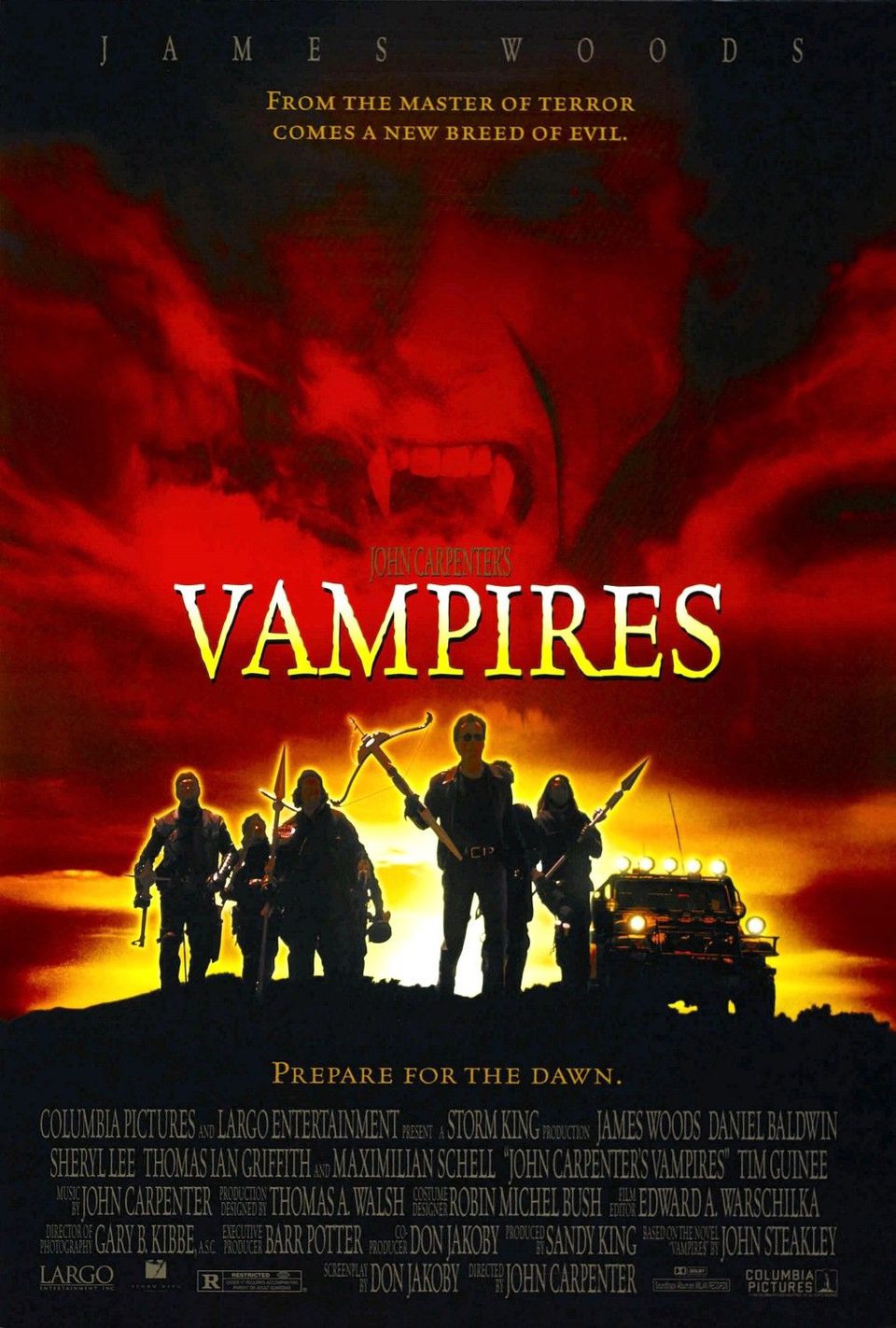 Cartel de Vampiros de John Carpenter - Estados Unidos
