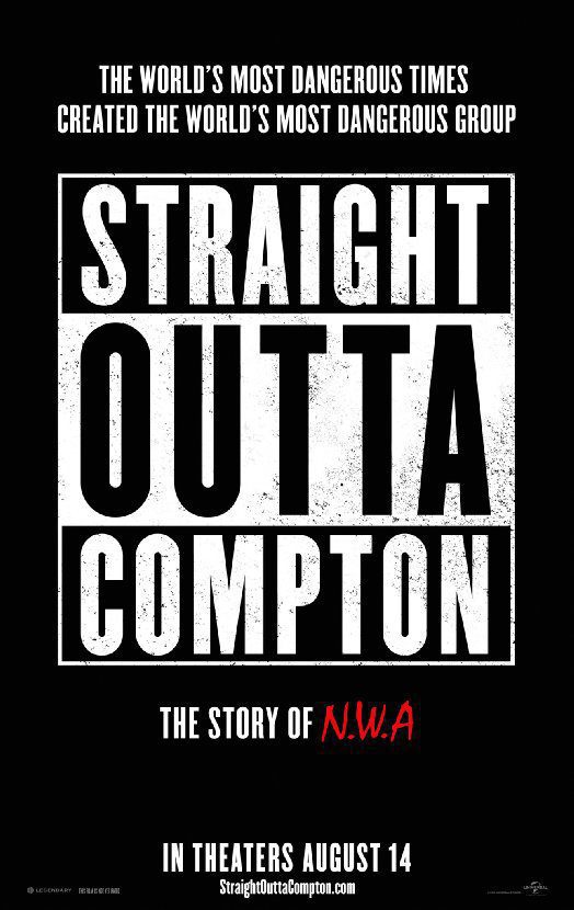 Cartel de Straight Outta Compton - EEUU