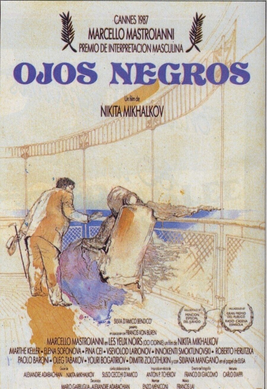 Cartel de Ojos negros - España