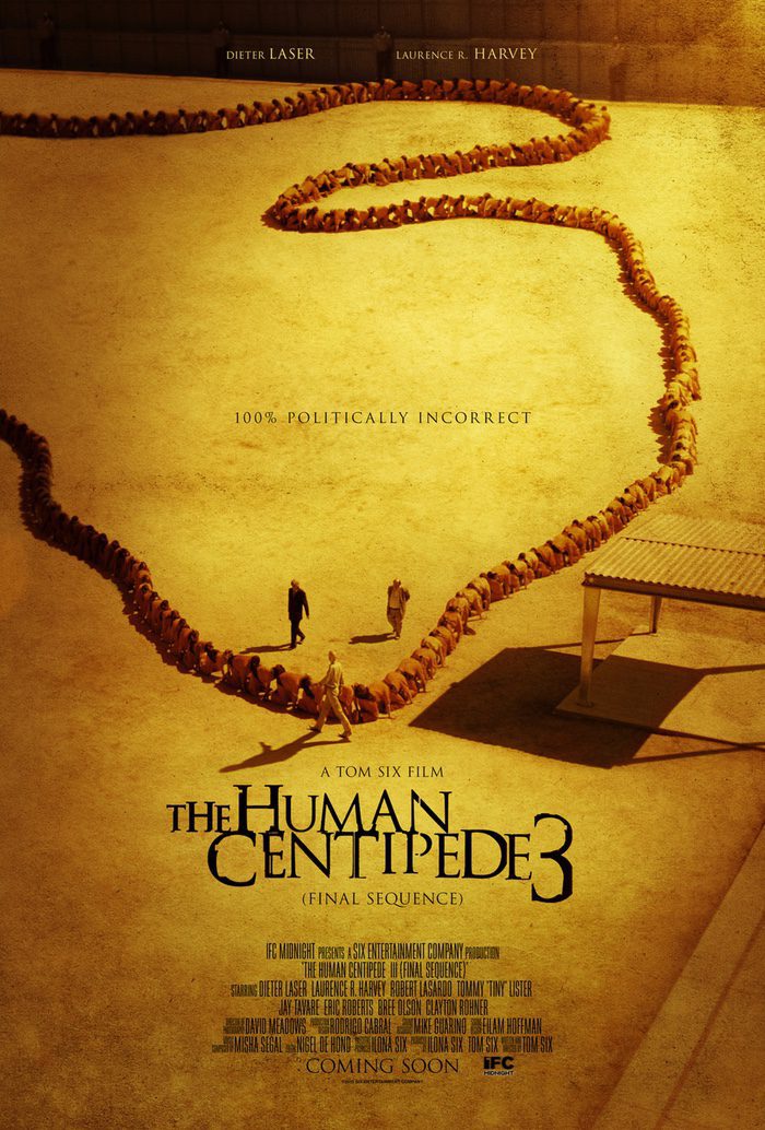 Cartel de The Human Centipede 3 (Final Sequence) - Estados Unidos
