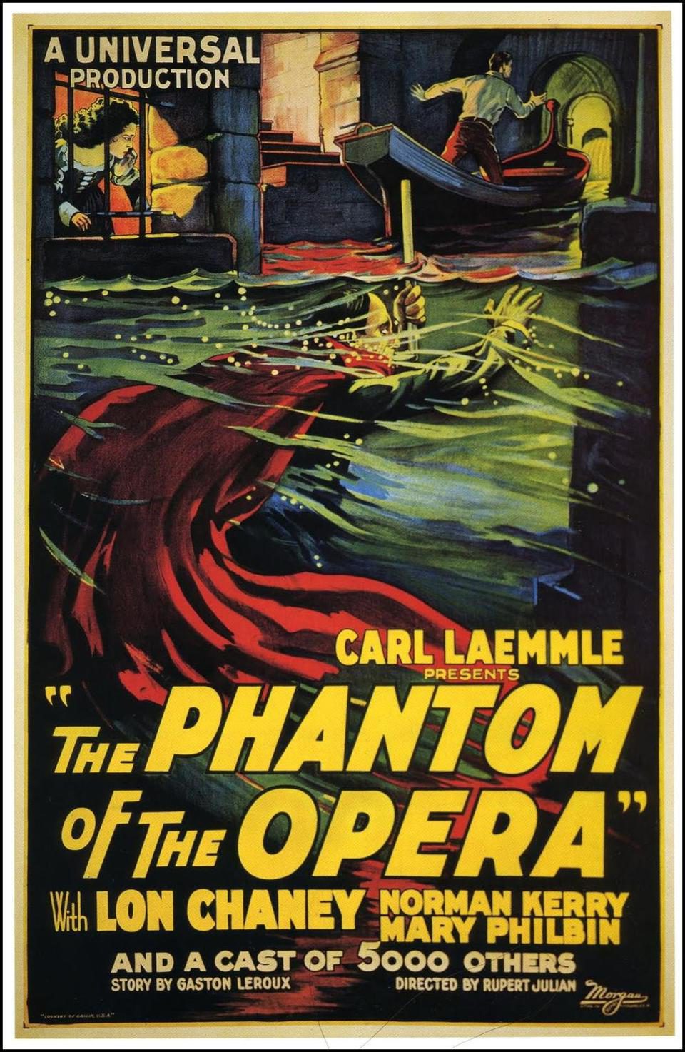Cartel de El fantasma de la ópera - Reino Unido